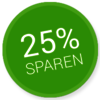 25% sparen
